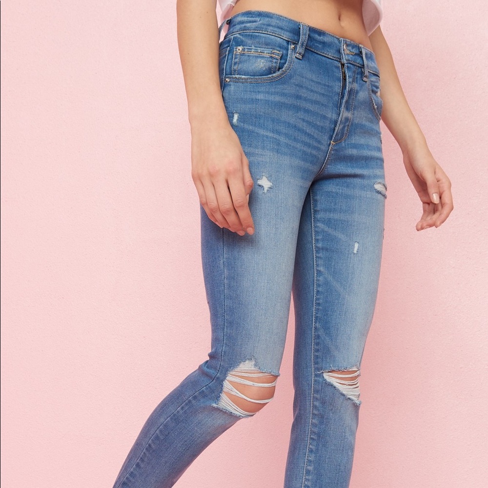Garage Retro High Waist Ankle Jeans/Jeggings